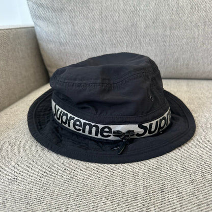Supreme Black Reflective Zip Hat – Small / Medium