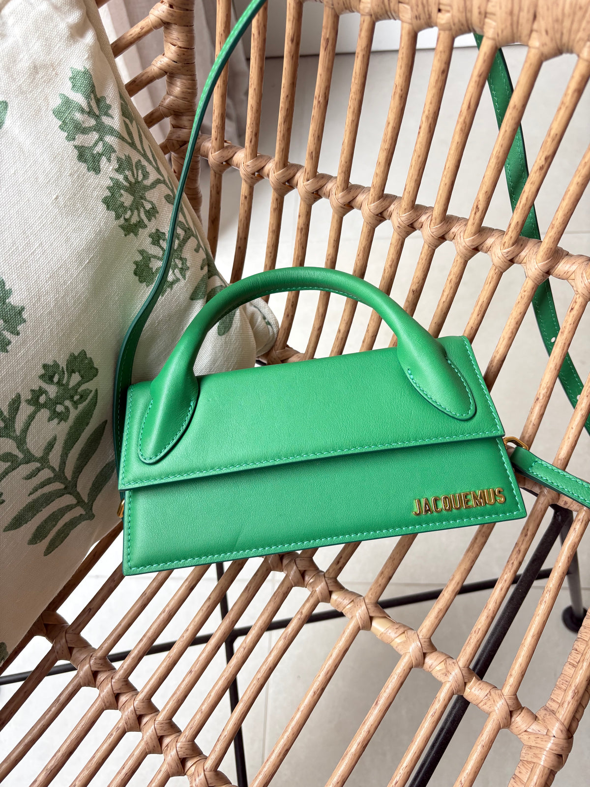Jacquemus Le Bambino Green Shoulder Bag