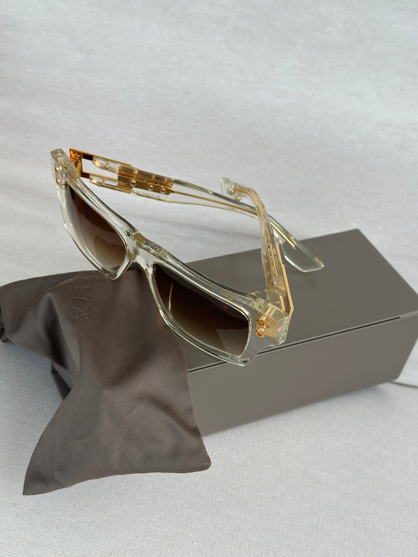 DITA Grandmaster- Seven Rectangular-Frame Acetate Sunglasses