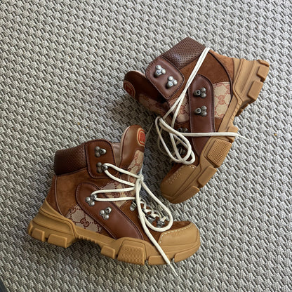 Gucci Flashtrek GG Sneaker boot, Brand New - 39/UK6