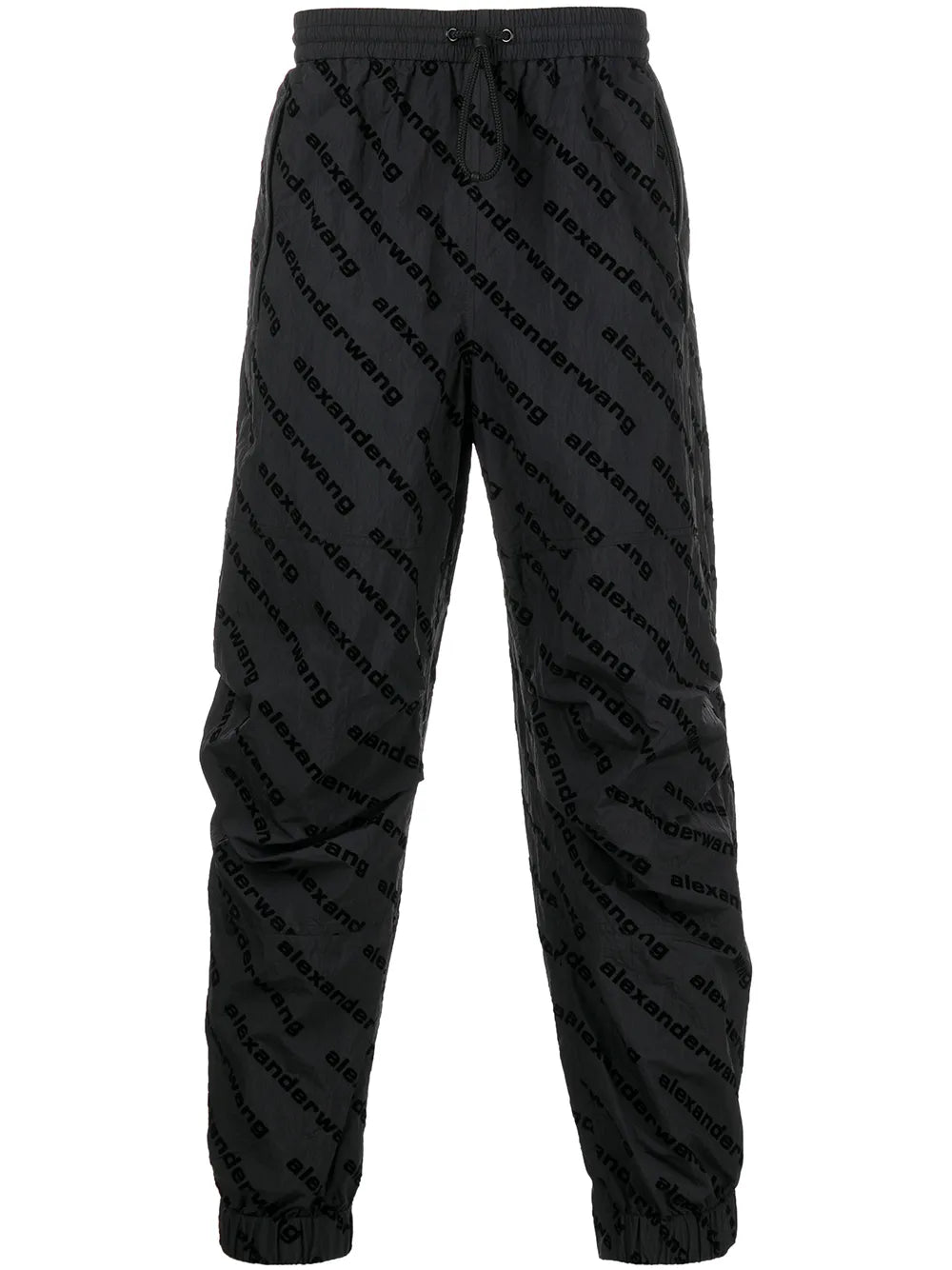 Alexander Wang Blue Logo Multi Logo Nylon Trousers – Medium