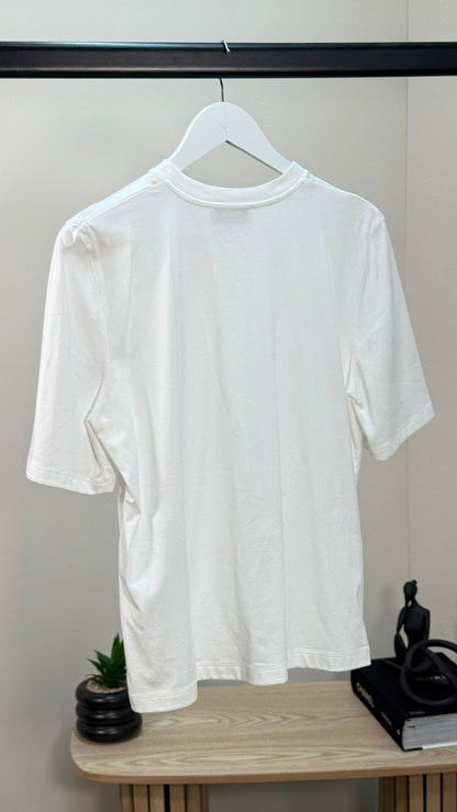 The Attico White Join Us Upstairs Plain T-shirt - IT 38/S-M