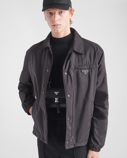 Prada Black Re-Nylon blouson Zip Up Jacket -52/XL