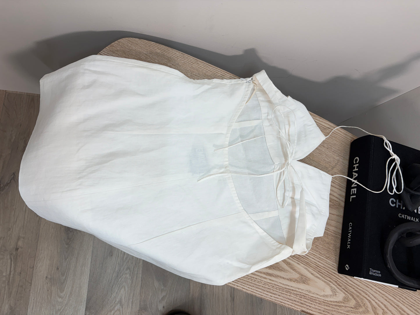 Jacquemus Bambino Linen Halterneck Mini Dress - 40