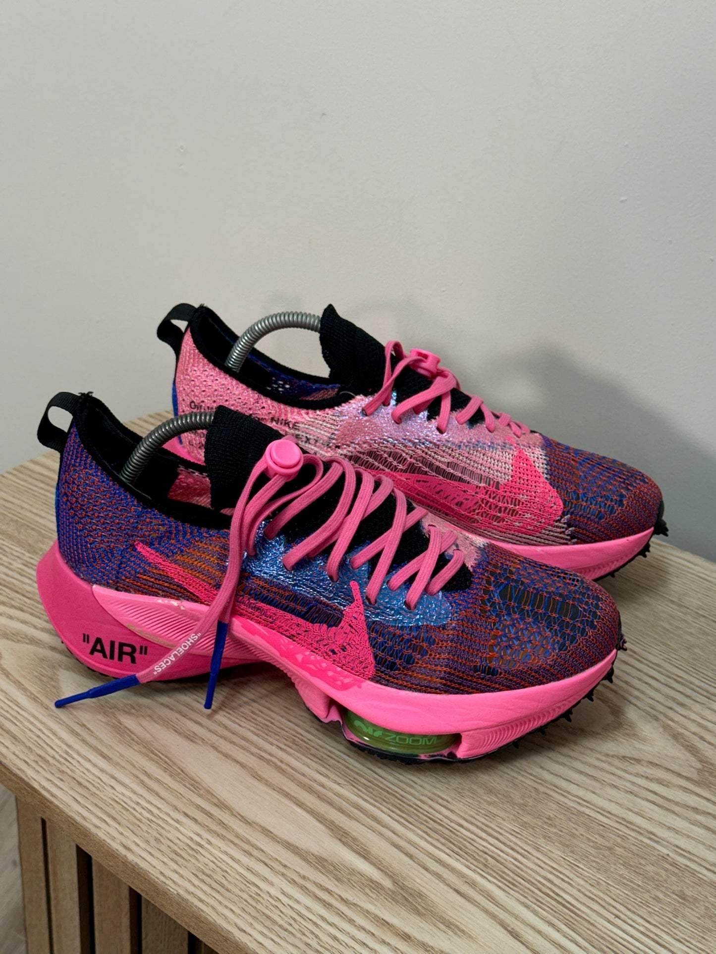 Nike X Off-White "air Zoom Tempo Next% X Off-white Pink Glow" - 8.5uk