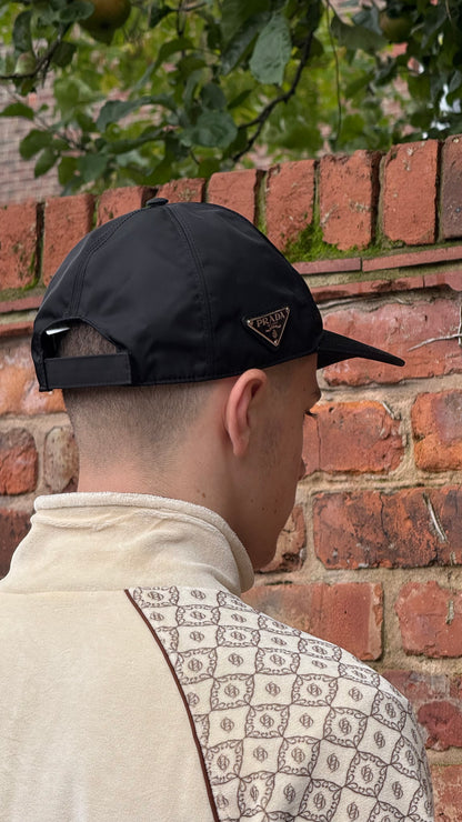 Prada Black Re Nylon Cap- Brand New In Tags