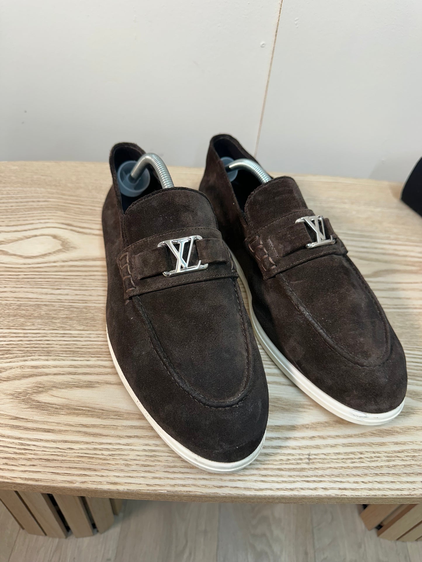 Louis Vuitton Brown Estate Loafers – 8.5