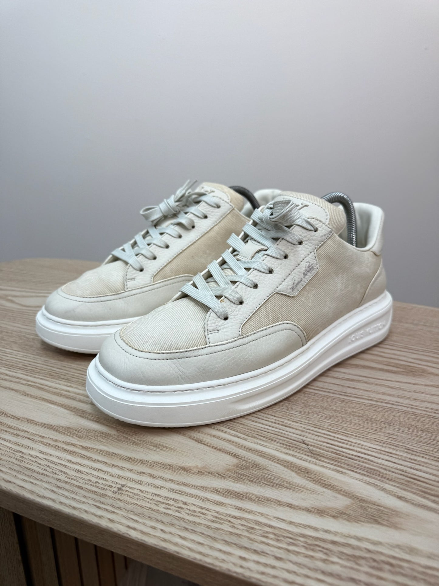 Louis Vuitton Beige Beverly Hills Trainers UK 8