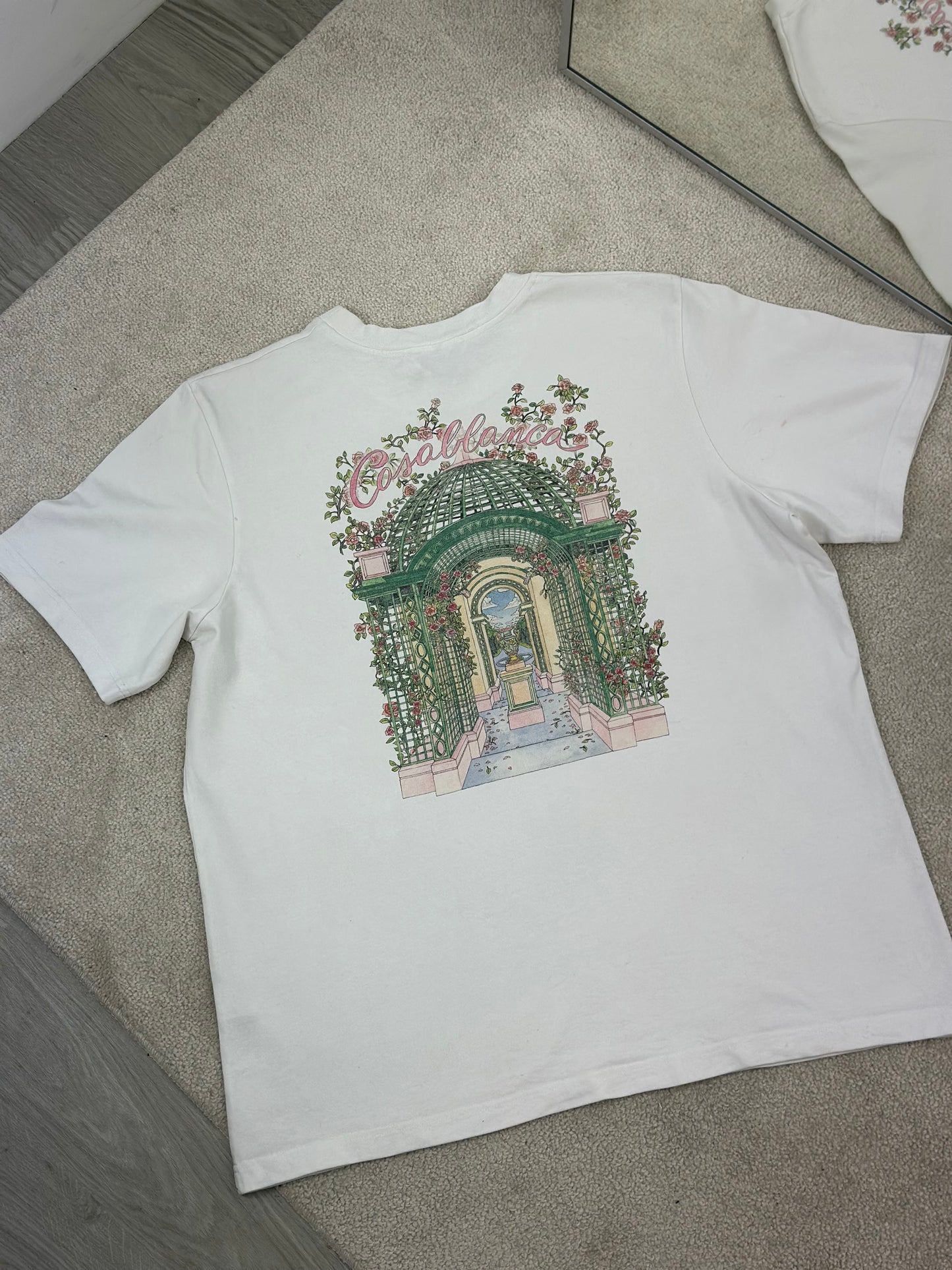 Casablanca White Ally T-Shirt - XXL