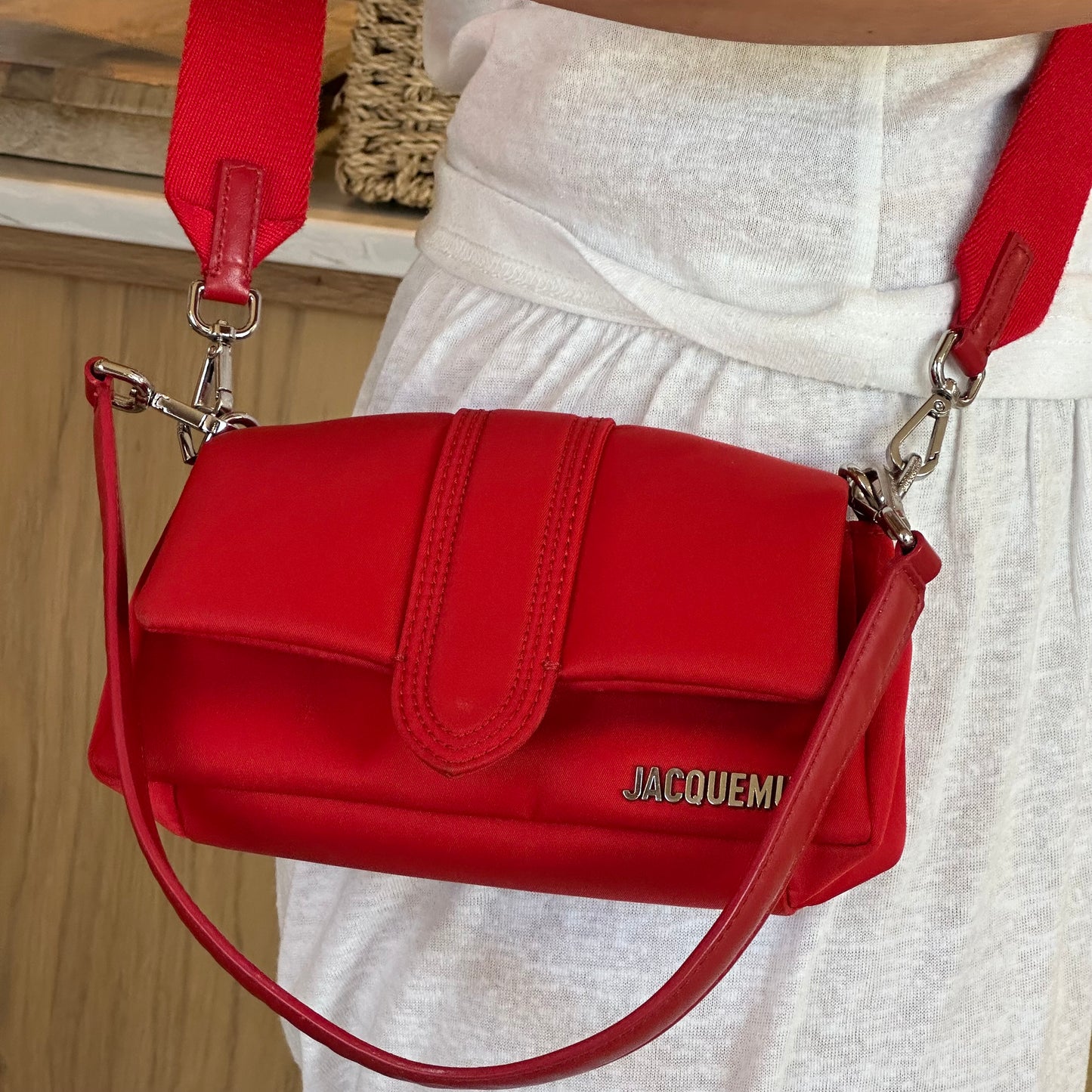 Jacquemus Le Bambino Red Shoulder Bag