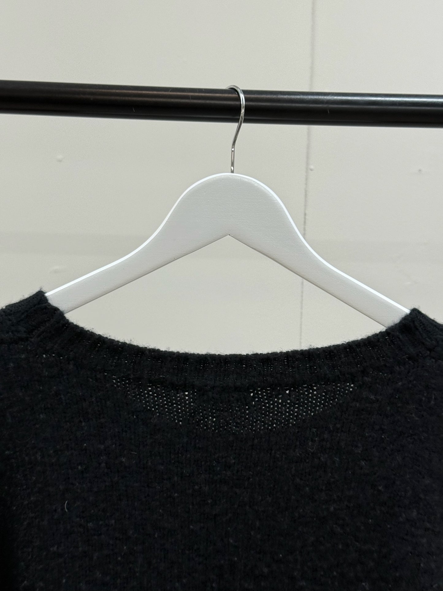 Celine Black Wool Mouth Knited Jumper - Small-oversize