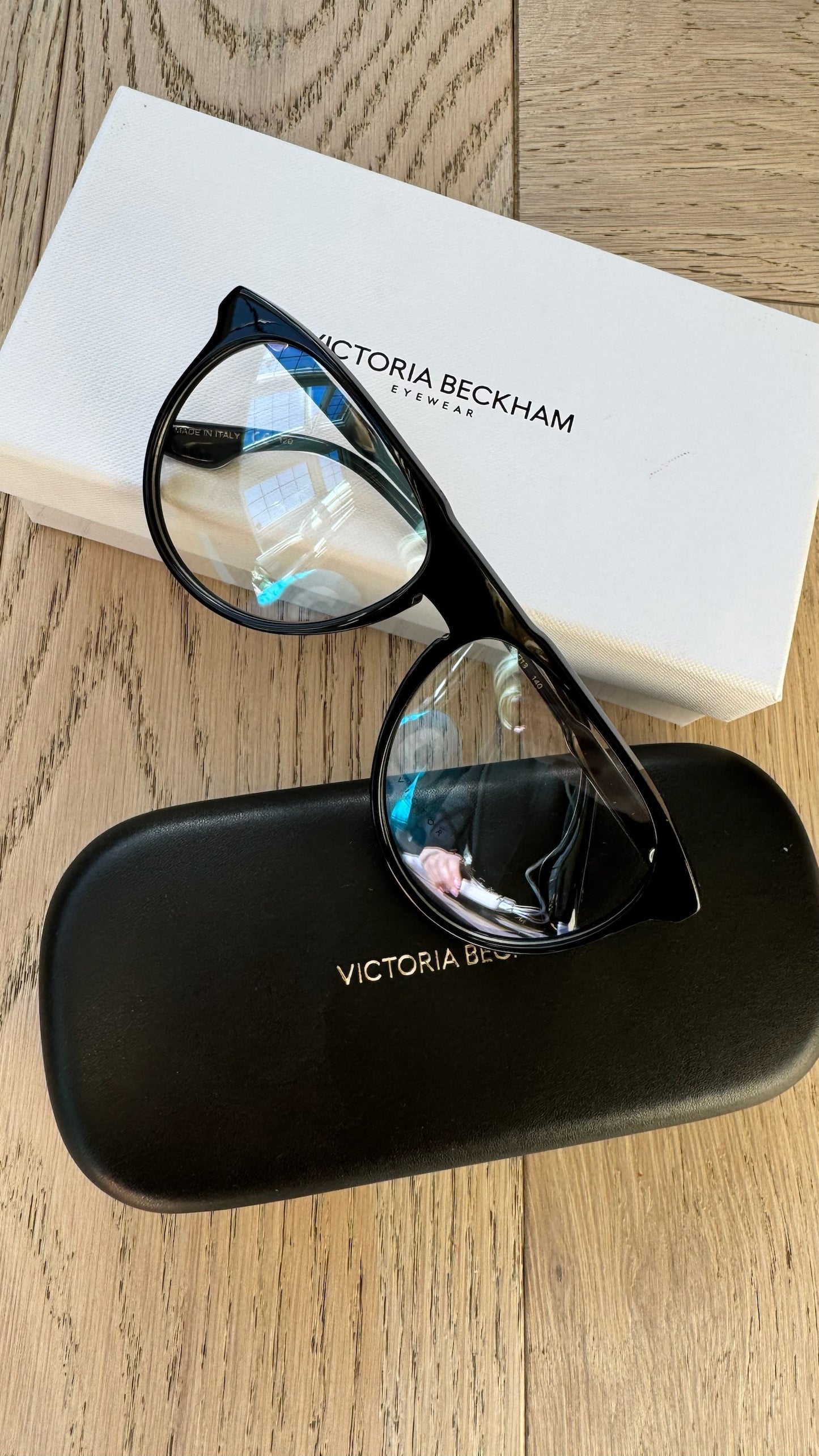 Victoria Beckham VB2602 Clear Round Sunglasses