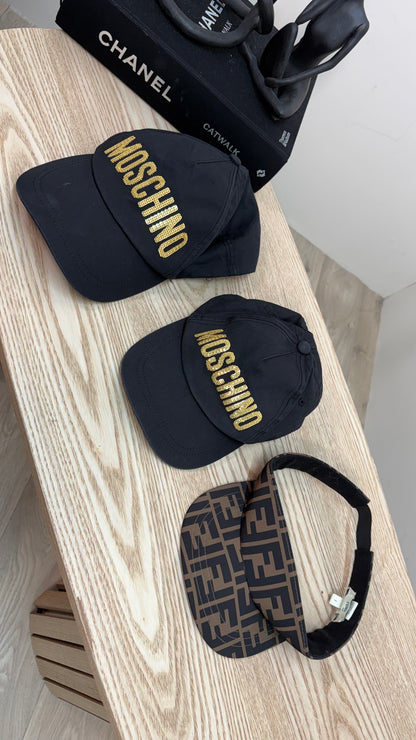 Kids Moschino Black Cap – No Label