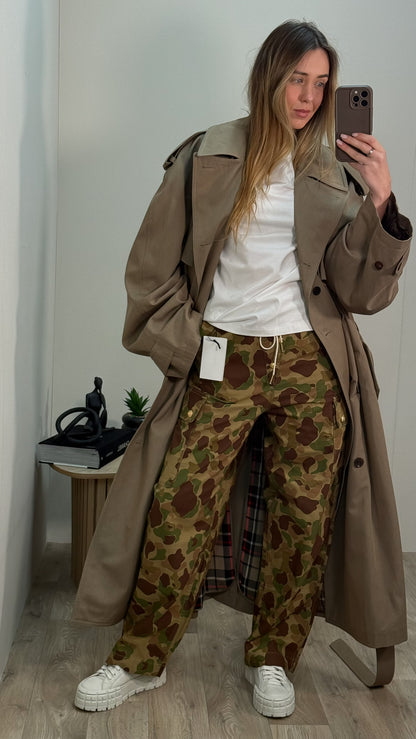 Balenciaga Beige Trench Coat - Size 2/UK10 Medium