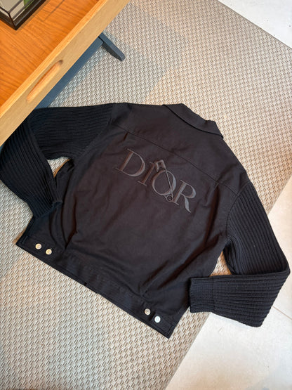 Dior Black Denim Atelier Button-Up Jacket – 54 XL/ XXL