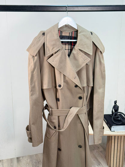 Balenciaga Beige Trench Coat - Size 2/UK10 Medium