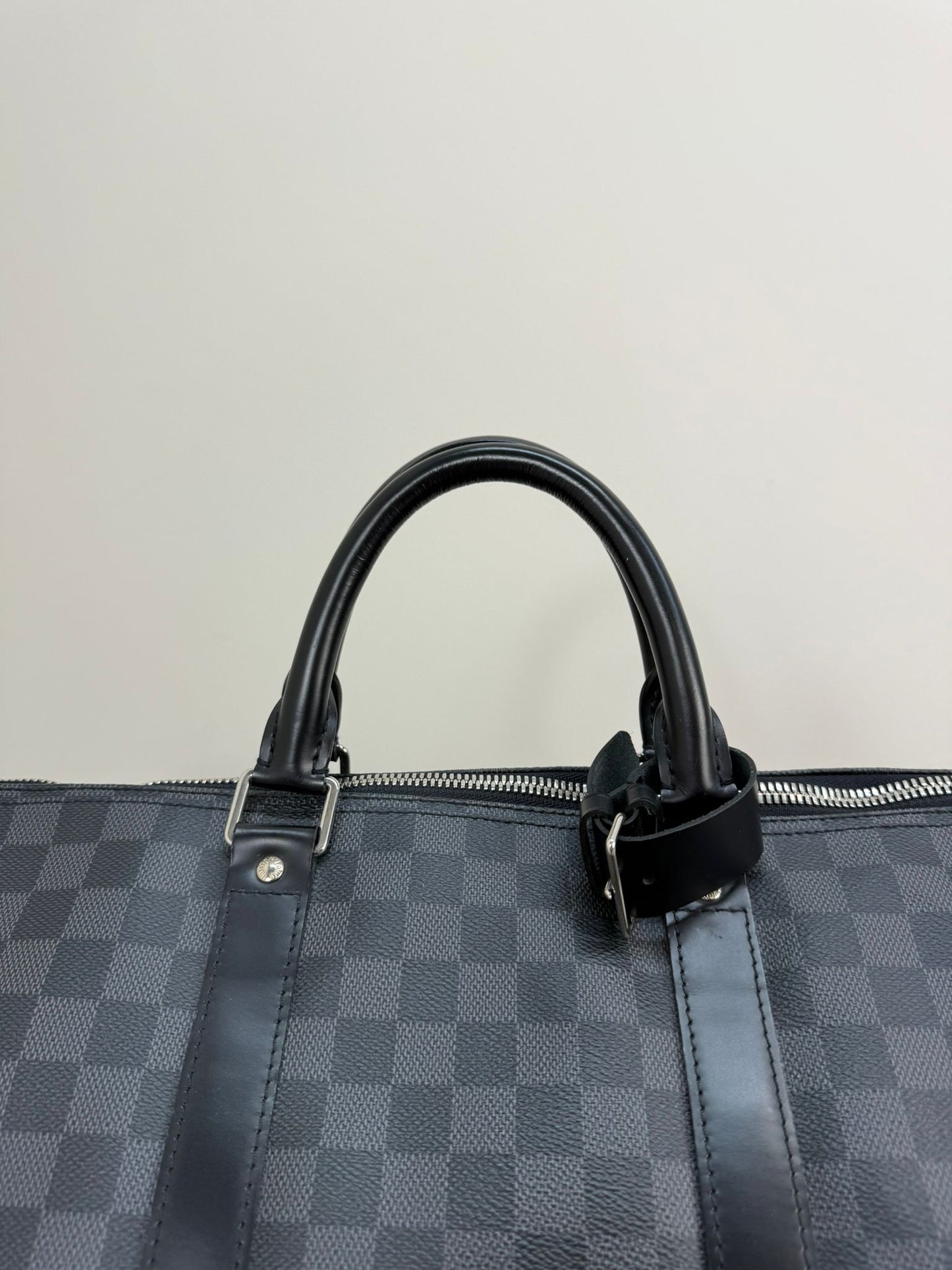 Louis Vuitton Damier 55 Bandouliere Keepall Travel Bag