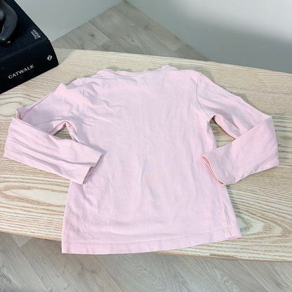 Kids DKNY Pink Long Sleeve Top – Age 4