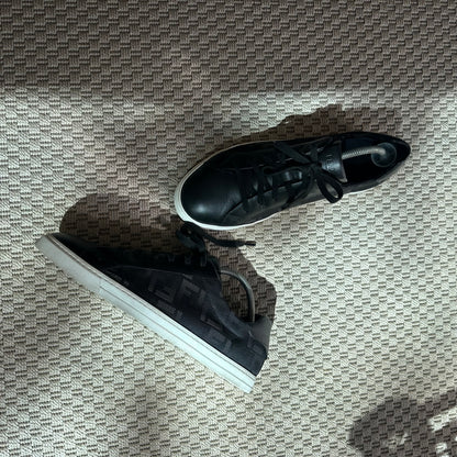 Fendi Black FF Insert Trainers – UK 8