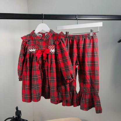 Kids Caramelo Tartan PJ Set – Age 4-5