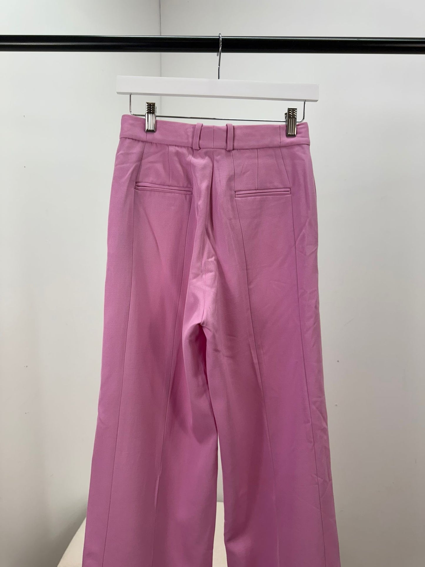 Stella McCartney Pink Straight Leg Trouser - Small