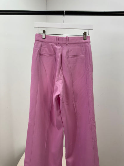 Stella McCartney Pink Straight Leg Trouser - Small