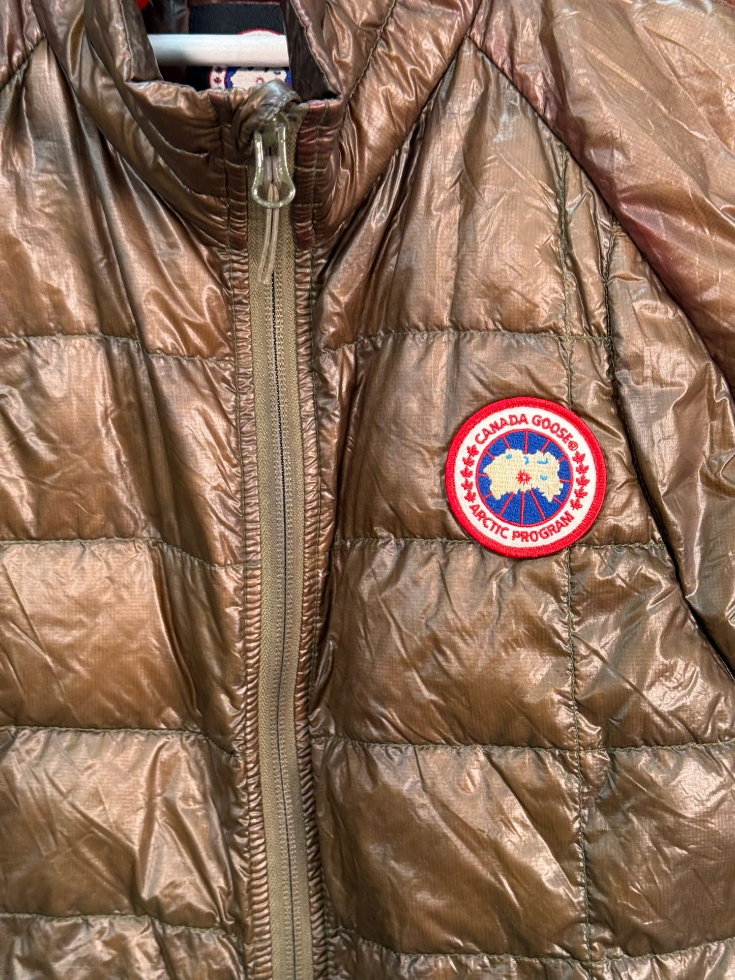 Canada Goose Khaki Padded HyBridge Lite Vest Gillet - XL