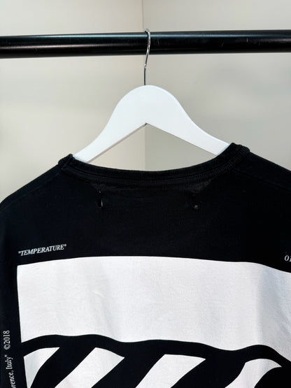 Off-White Black Long Sleeve Temp t-shirt - Small