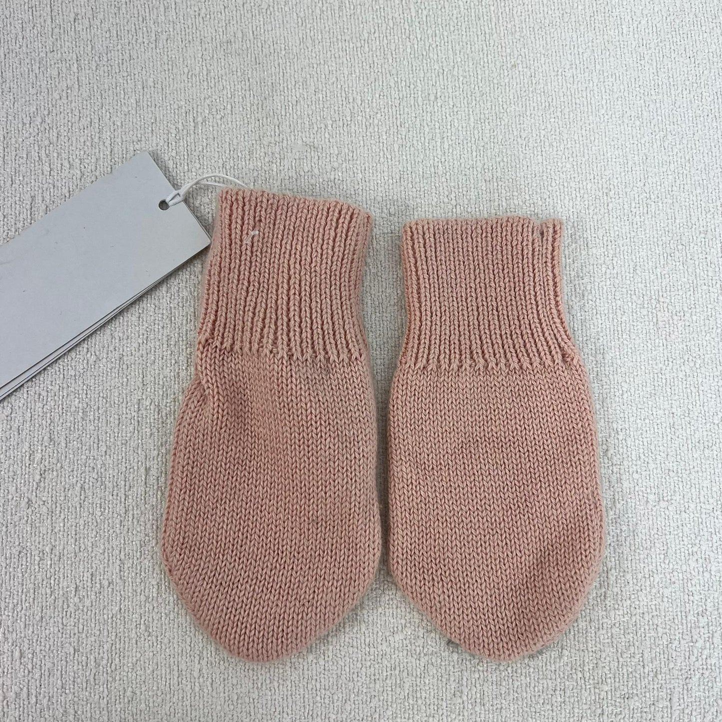 Kids Stella McCartney Pink Knitted Mittens