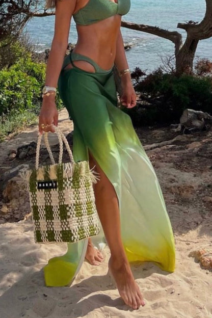 Rat & Boa Green Cypress Skirt-XXS