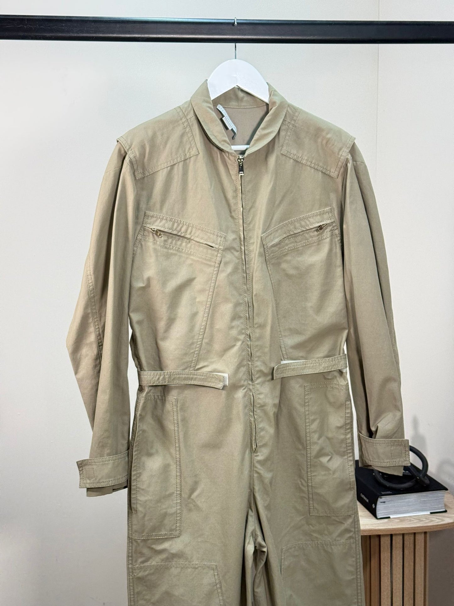 Stella McCartney Beige Cargo Jumpsuit - 38 EU / UK 10