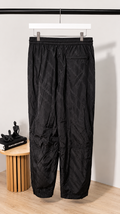 Alexander Wang Blue Logo Multi Logo Nylon Trousers – Medium
