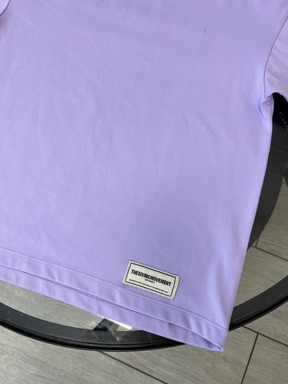 Kids The Giving Movement Lilac Logo T-Shirt (Age8/9)