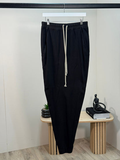 Rick Owens Black & White Drawstring Maxi Skirt - Medium