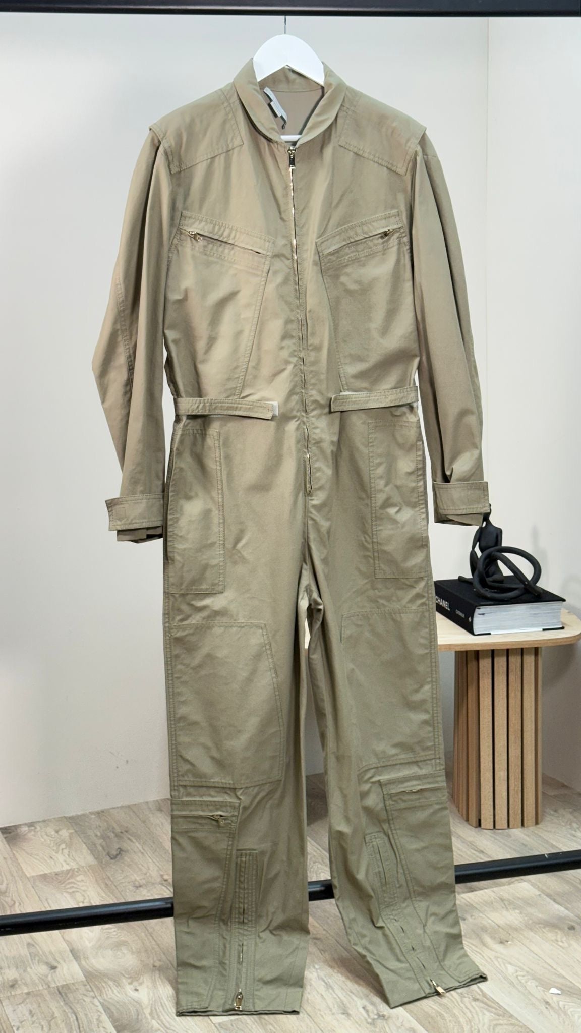 Stella McCartney Beige Cargo Jumpsuit - 38 EU / UK 10