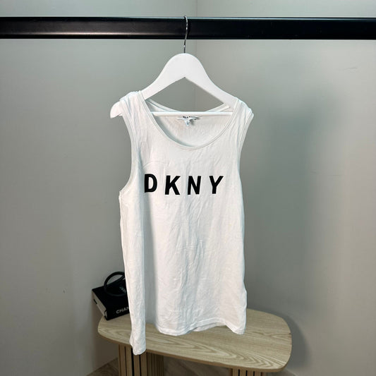 Kids DKNY White Vest Top – Age 16