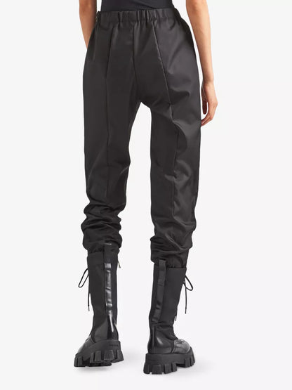 Prada Straight-Leg Re-Nylon Gabardine Trousers-42/Small
