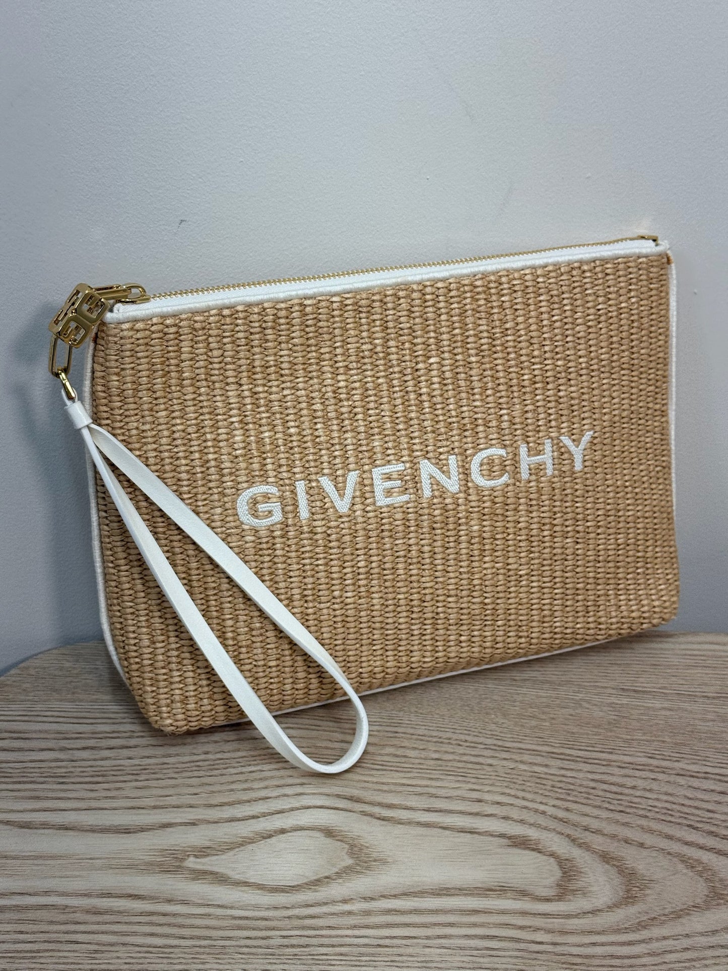 Givenchy Travel raffia pouch