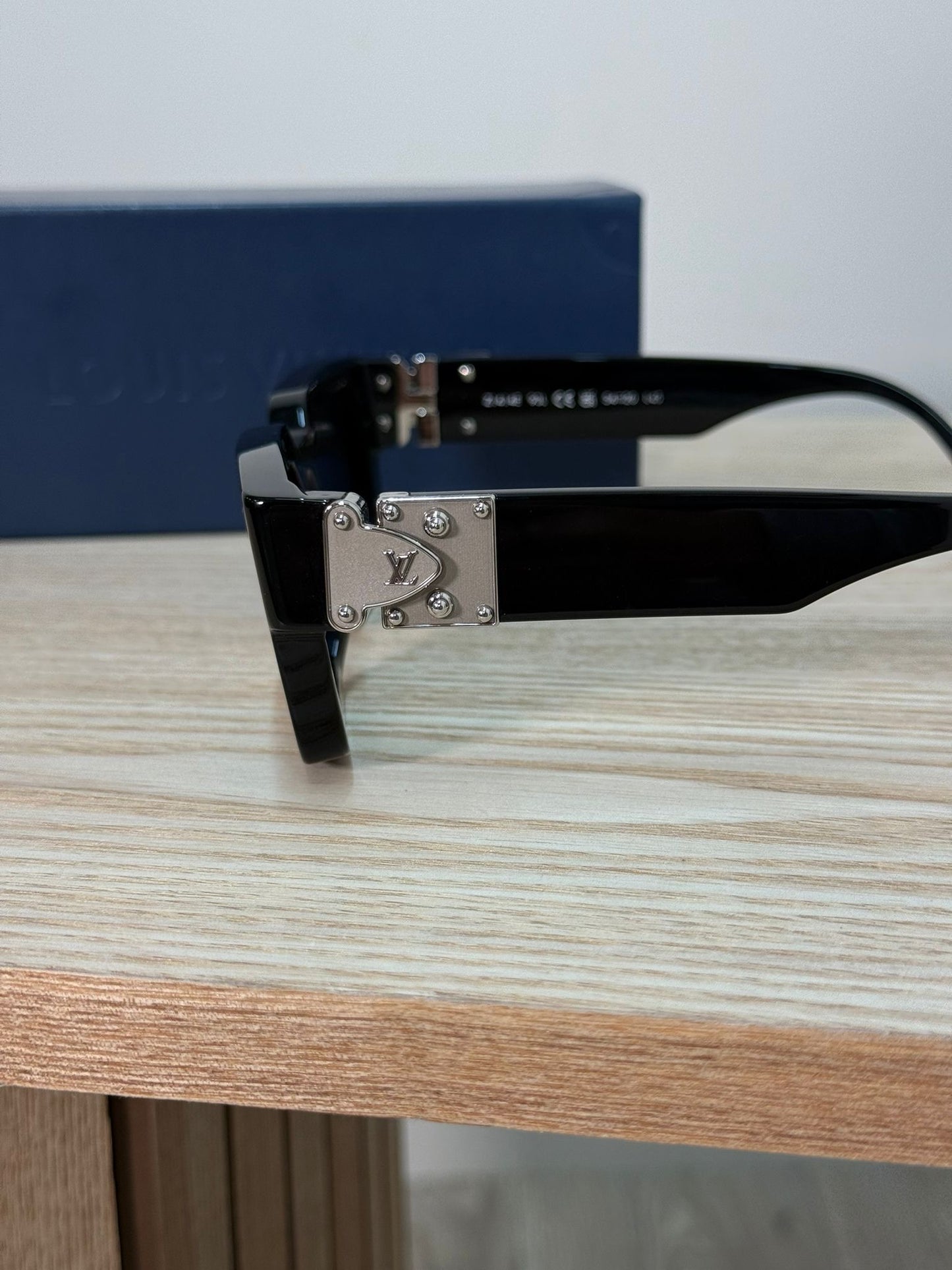 Louis Vuitton Black Silver LV Match Sunglasses - One Size