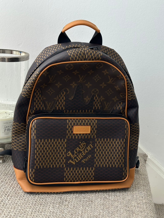 Louis Vuitton X Nigo Damier Giant Campus Backpack - Limited Edition , Brand New