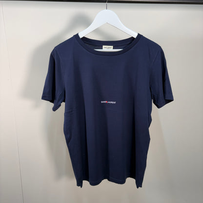 Saint Laurent Navy Blue T-Shirt – UK Small