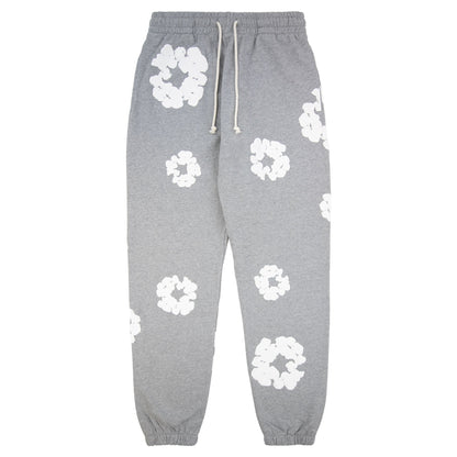 Denim Tears Grey Monochrome Wreath Tracksuit Bottoms – XL