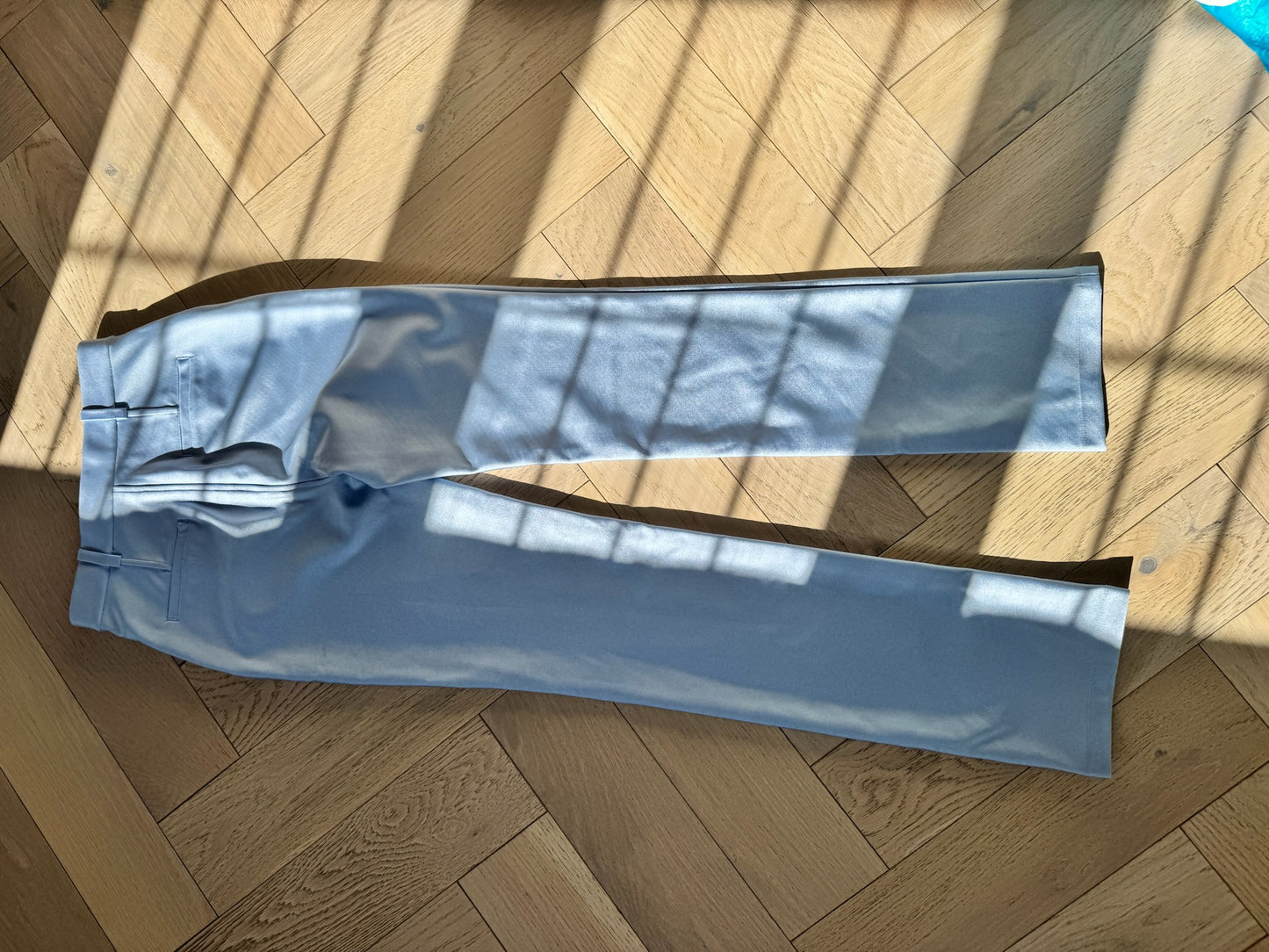 Alexander Wang Active Stretch Bodycon Pants In Blue – US 4