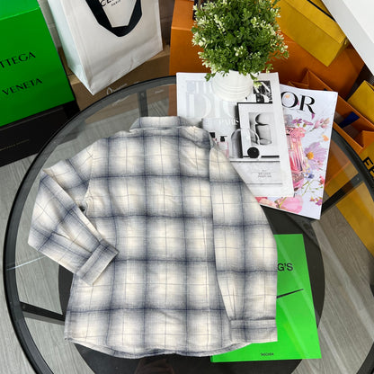 Kids Bonpoint Blue Check Shirt (Age 4)