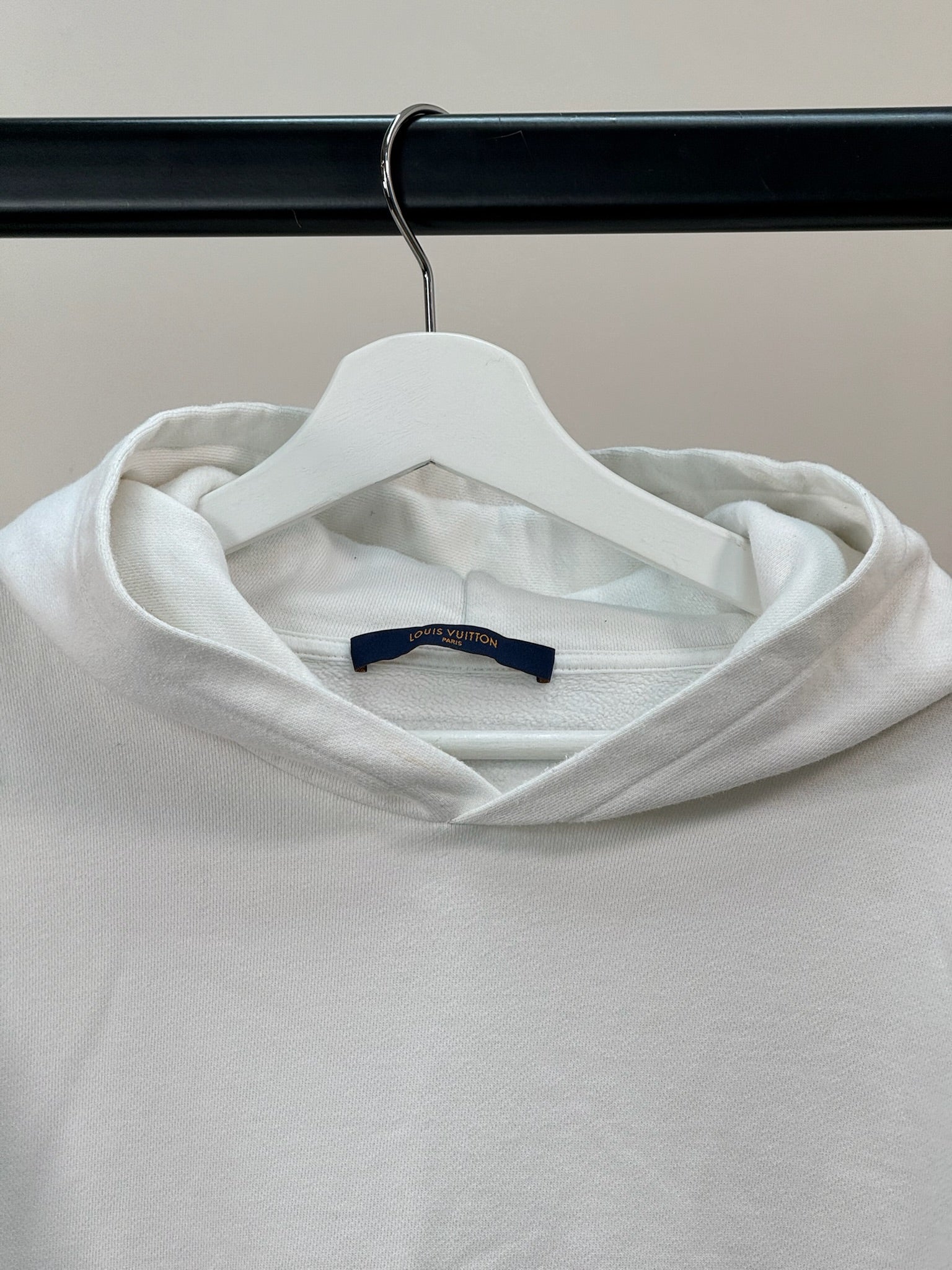 Louis Vuitton White Care Inside Out Hoodie - XXXXL – Only