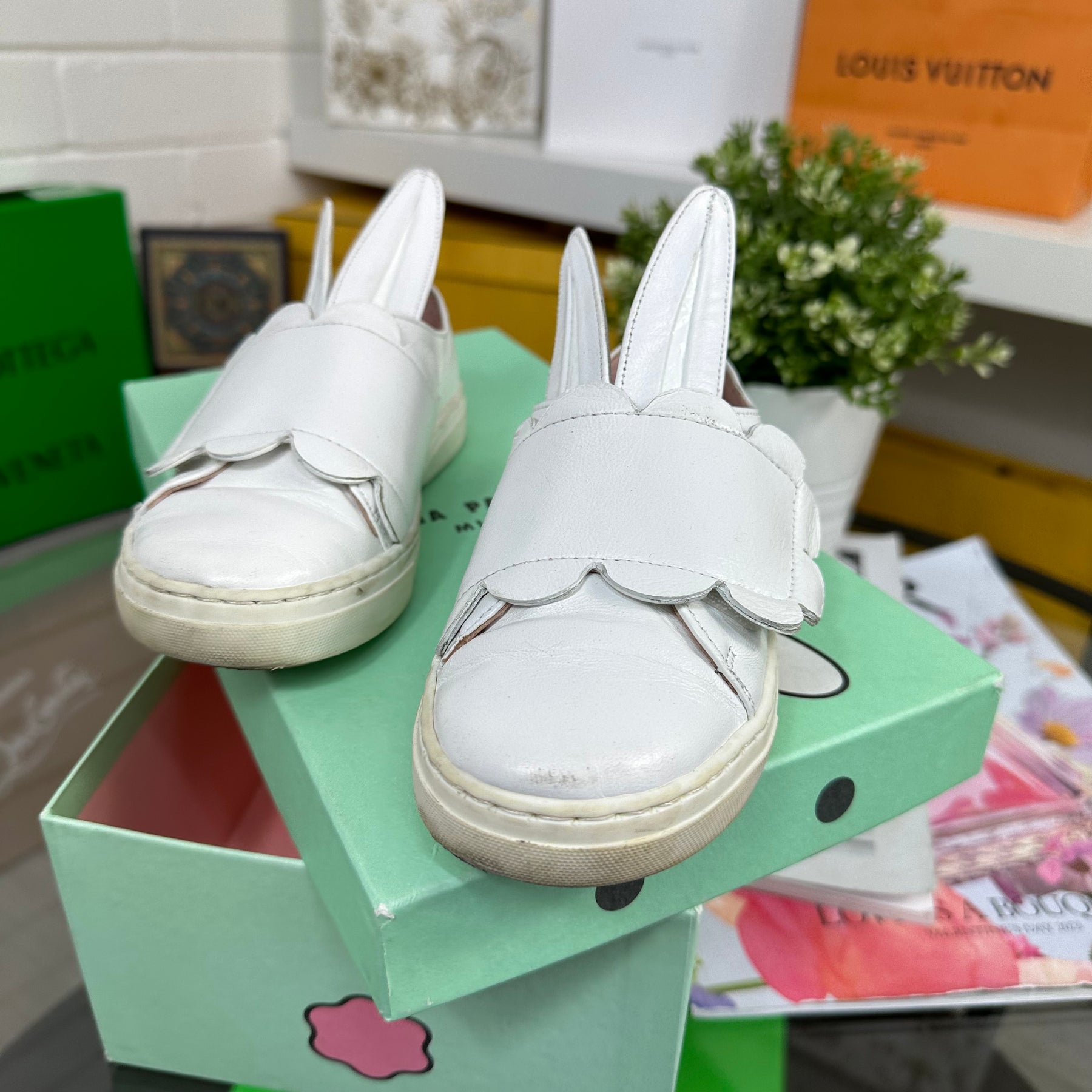 Kids Minna Parikka Bunny Trainers (27)