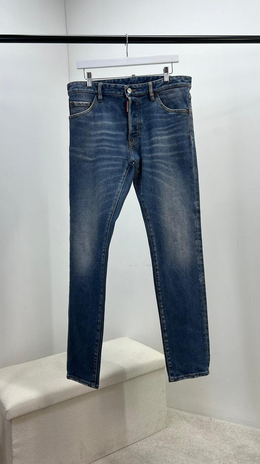 Dsquared2 Light Blue Denim With Tan Leather Label JR3 (L50)