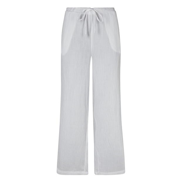 Bella Dahl White Split Leg Linen Pants - XS