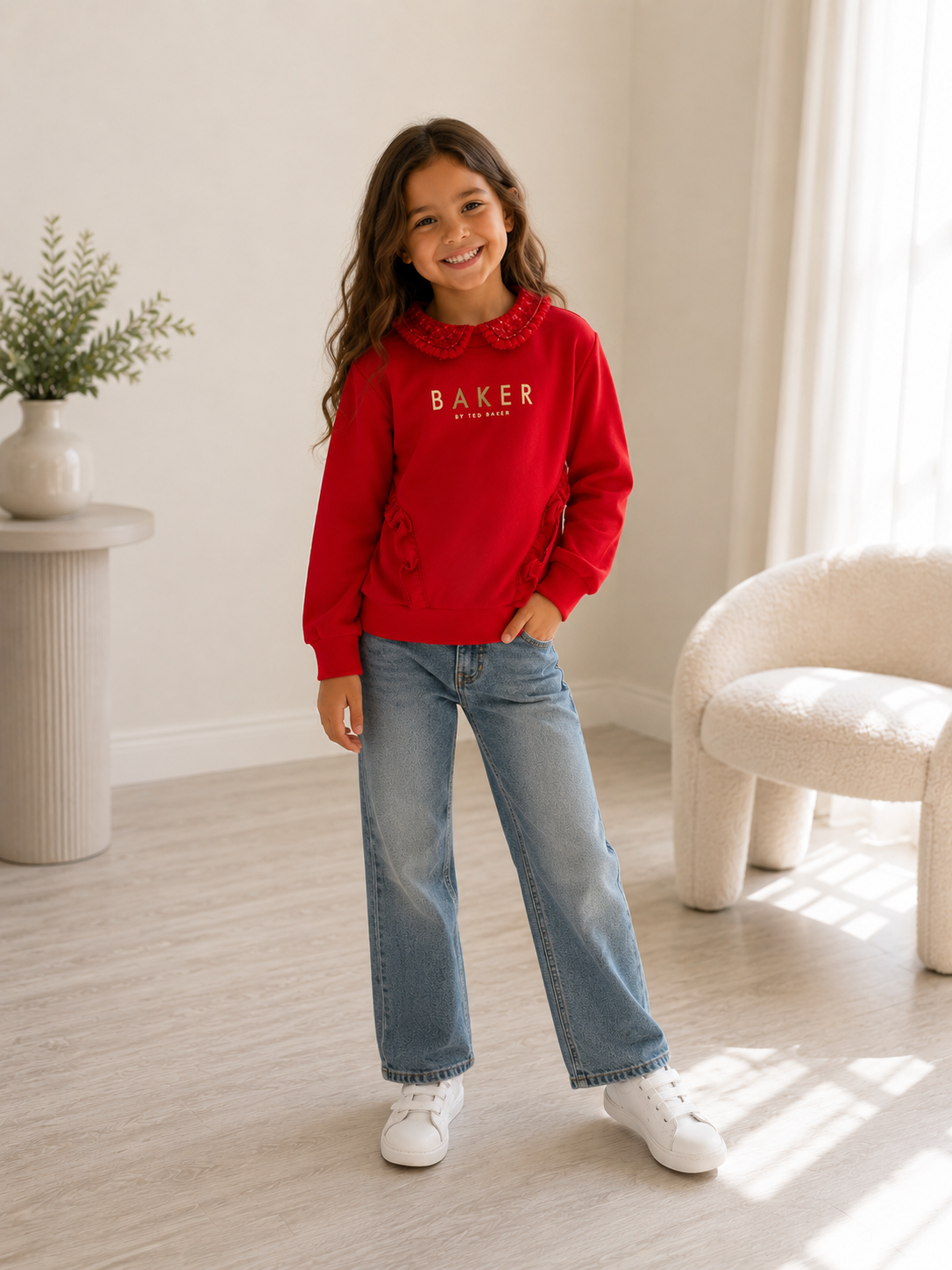 Kids Ted Baker Red Jumper – Age 7