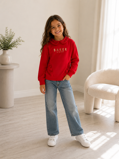 Kids Ted Baker Red Jumper – Age 7